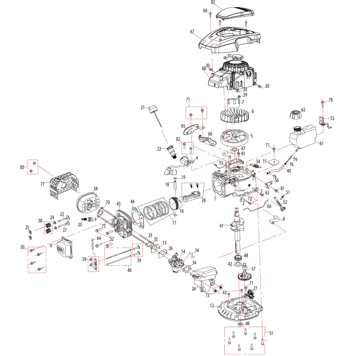 Газонокосилка бензиновая ГБ-410