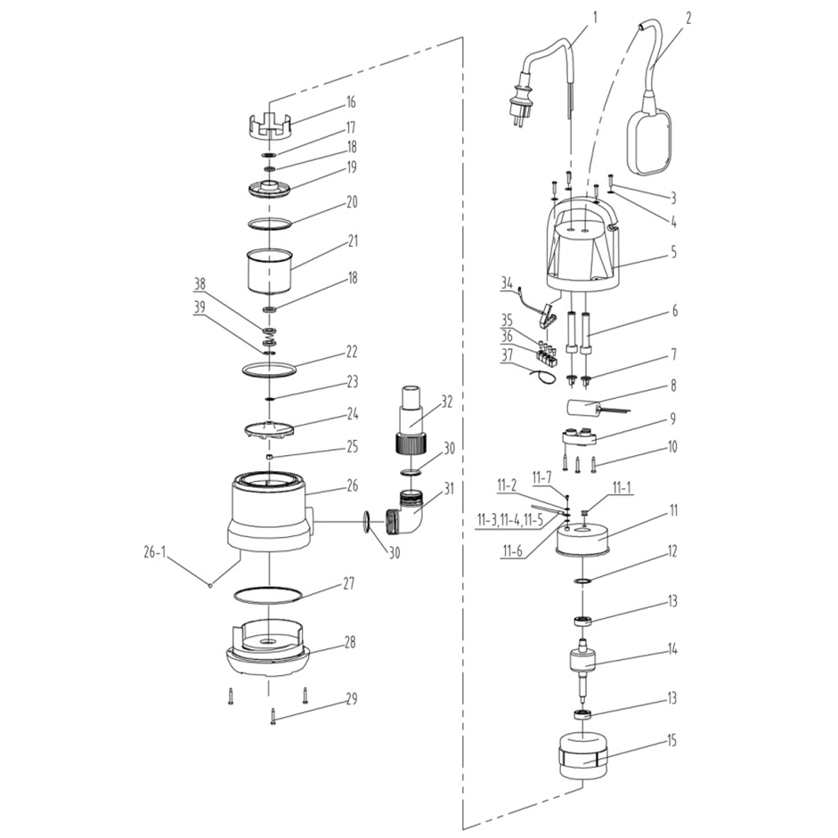 Насос дренажный ЗНПЧ-750