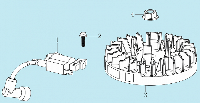 11 МАГНЕТО - МАХОВИК ГАЗОНОКОСИЛКА CHAMPION LM4122