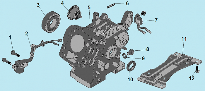 5 ЦИЛИНДР - МАГНЕТО КУЛЬТИВАТОР CHAMPION ВC4311